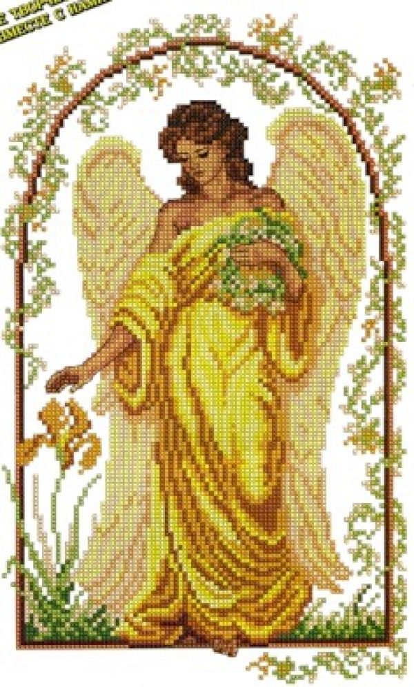 Вышивка крестом Дева-ангел
