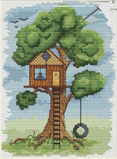 Вышивка крестом Детская мечта