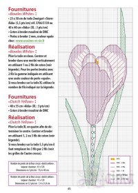схема вышивки блекворк крокус