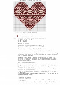 схема вышивки крестом подушка с новогодним сердцем схема вышивки крестом подушка с новогодним сердцем