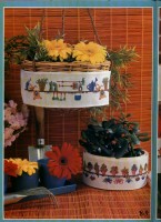 Журнал схем для вышивки крестом бордюр и орнаментов