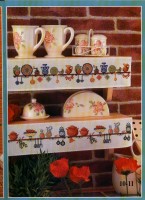 Журнал схем для вышивки крестом бордюр и орнаментов