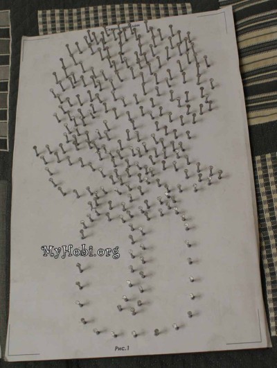 подсолнух в технике стринг-арт от абрис арт