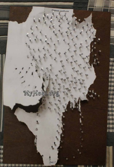 подсолнух в технике стринг-арт 