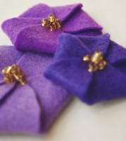 фетровый цветок своими руками