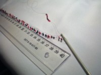 "Воздушка" - объемное колье на леске