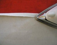 Обработка края изделия и формирования аккуратного угла