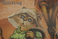 Набор от Новой Слободы Дон ки Кот и Санчо - готовая вышивка Набор от Новой Слободы Дон ки Кот и Санчо - готовая вышивка