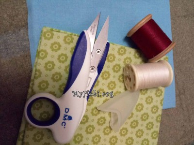 ножницы для обрезки нити 13см с безопасным чехлом-наконечником