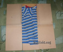 Приспособление для складывания одежды своими руками Приспособление для складывания одежды своими руками