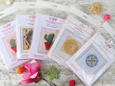 ВДВ. Предлагают высококачественные наборы для вышивки, подходящие для всех уровней мастерства.