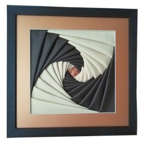 айрис-фолдинг из кожи