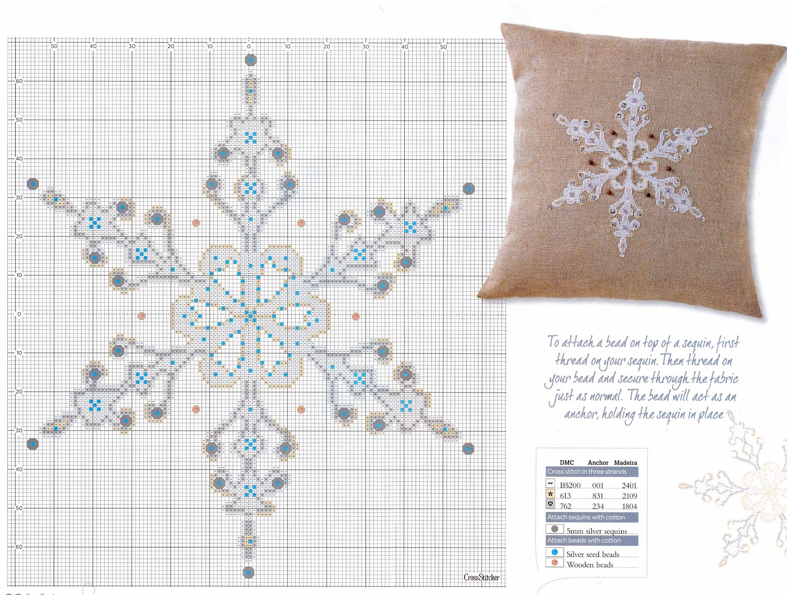 Изображения по запросу Схемы вышивки крестом снежинок