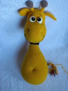 мастер-класс вязаная крючком игрушка радужный жираф - описание