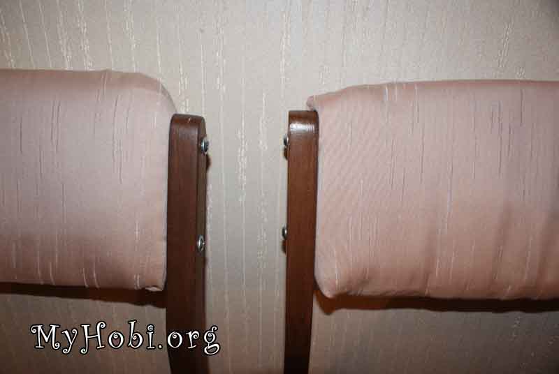 отреставрированные спинки стульев