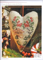 Французкий журнал по вышивке крестом новогодней тематики