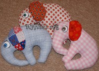 антиалергическая подушка-игрушка слоник
