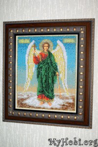 оформленная икона Ангела Хранителя