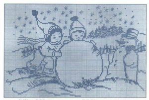 Лепим снеговика