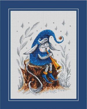 Синий бубик