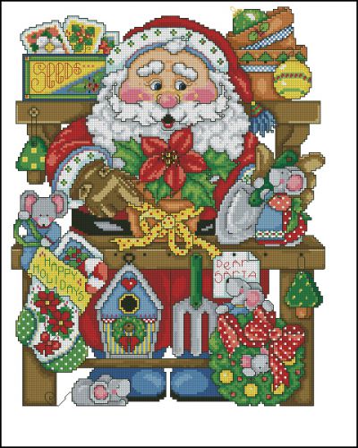 Вышивка крестом Сад подарков