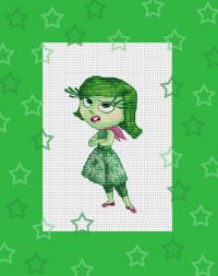 схема для вышивки крестом Эмоции - Брезгливость