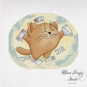 Кот с письмами