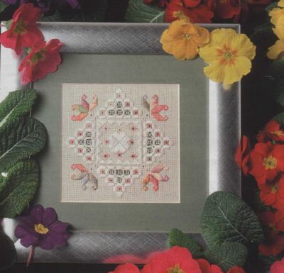 схема меланжевый узор - вышивка хардангер и другие виды декоративных швов