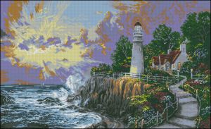 Закат на маяке