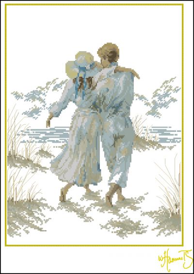 Вышивка крестом Романтическое свидание