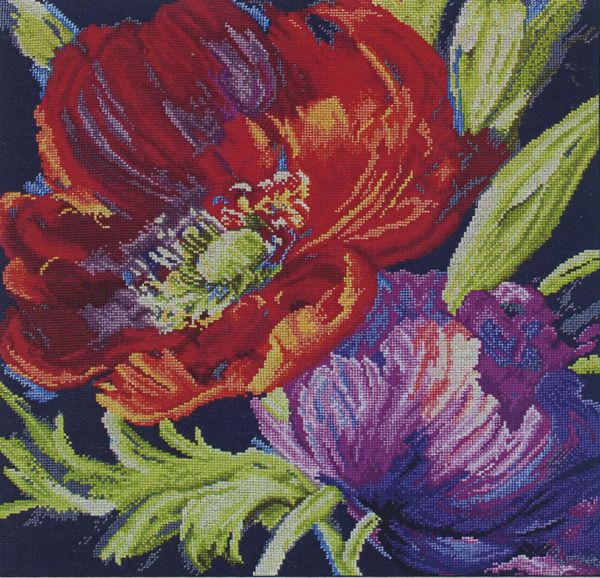 Вышивка крестом Тюльпаны