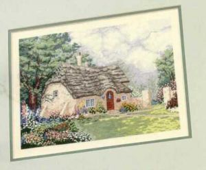 Весенний котедж в цветах