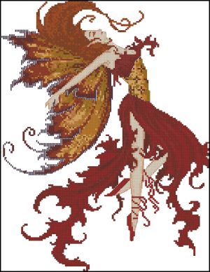 Вышивка крестом Танцующая фея