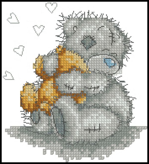 Вышивка крестом Друг для мишки