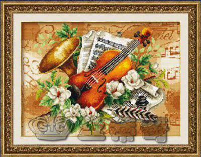 схема для вышивки крестом Людвиг ван Бетховен