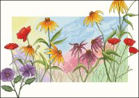 Cross my heart 257 Watercolor wildflowers