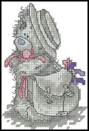 Вышивка крестом Школьница