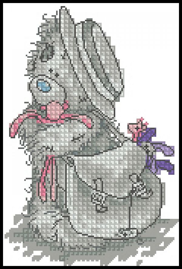 Вышивка крестом Школьница