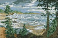 Вышивка крестом На берегу