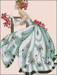 Вышивка крестом Сабрина