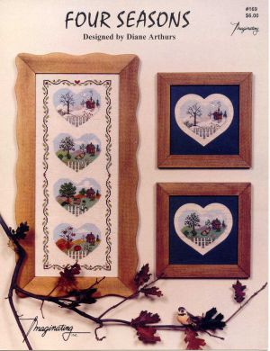Вышивка крестом Четыре сезона - мини пейзажи