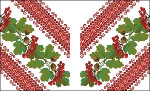Мотив для вышивки женской сорочки