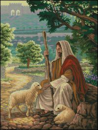 Вышивка крестом Пастырь