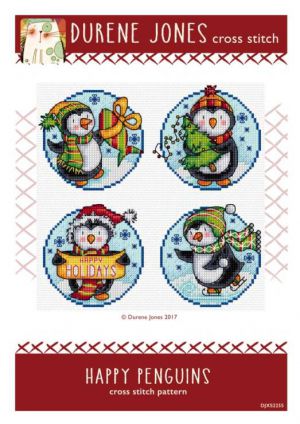 Новогодние шары - веселые пингвины