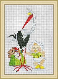 Вышивка крестом А вот и я!