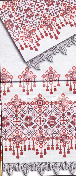 Вышивка крестом Рушник - орнамент 1