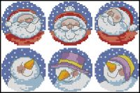 CS Snowman Santa Cards