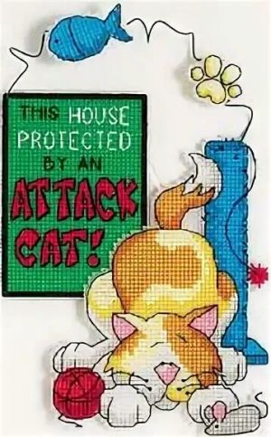 Атакующий кот