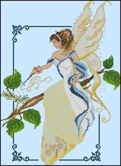 Вышивка крестом Летняя фея