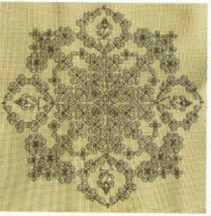 Вышивка крестом Снежинка - кружевная